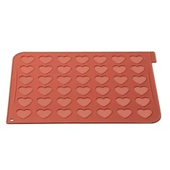 Silikomart Siliconen Bakmat Macarons Hartmodel 30x40cm / 42 macarons Outlet