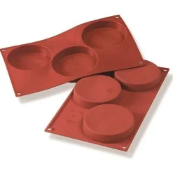 Martellato Siliconen Bakvorm Beschuit Ø103h20mm (3) Clearance