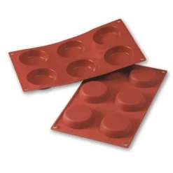 Martellato Siliconen Bakvorm Flan Ø70h17mm (6) Discount