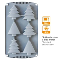 Decora Siliconen Bakvorm Kerstbomen 30x17x3(h) cm Hot