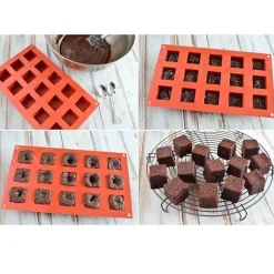 Martellato Siliconen Bakvorm mini Kubus 35x35x35mm (15) Clearance