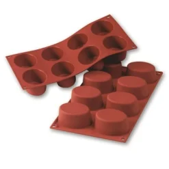 Siliconen Bakvorm Ovaal 75x55x35mm (8)