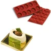 Silikomart Siliconen Bakvorm Savarin Ovaal 70x52x24mm (10) New