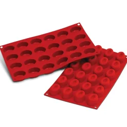 Silikomart Siliconen Bakvorm Savarin Ovaal 44x32x24,5mm (24) Best