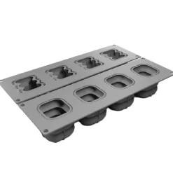Dinara Kasko Siliconen Vorm Mini Cubik 34x10,2x5,7cm 2st. New