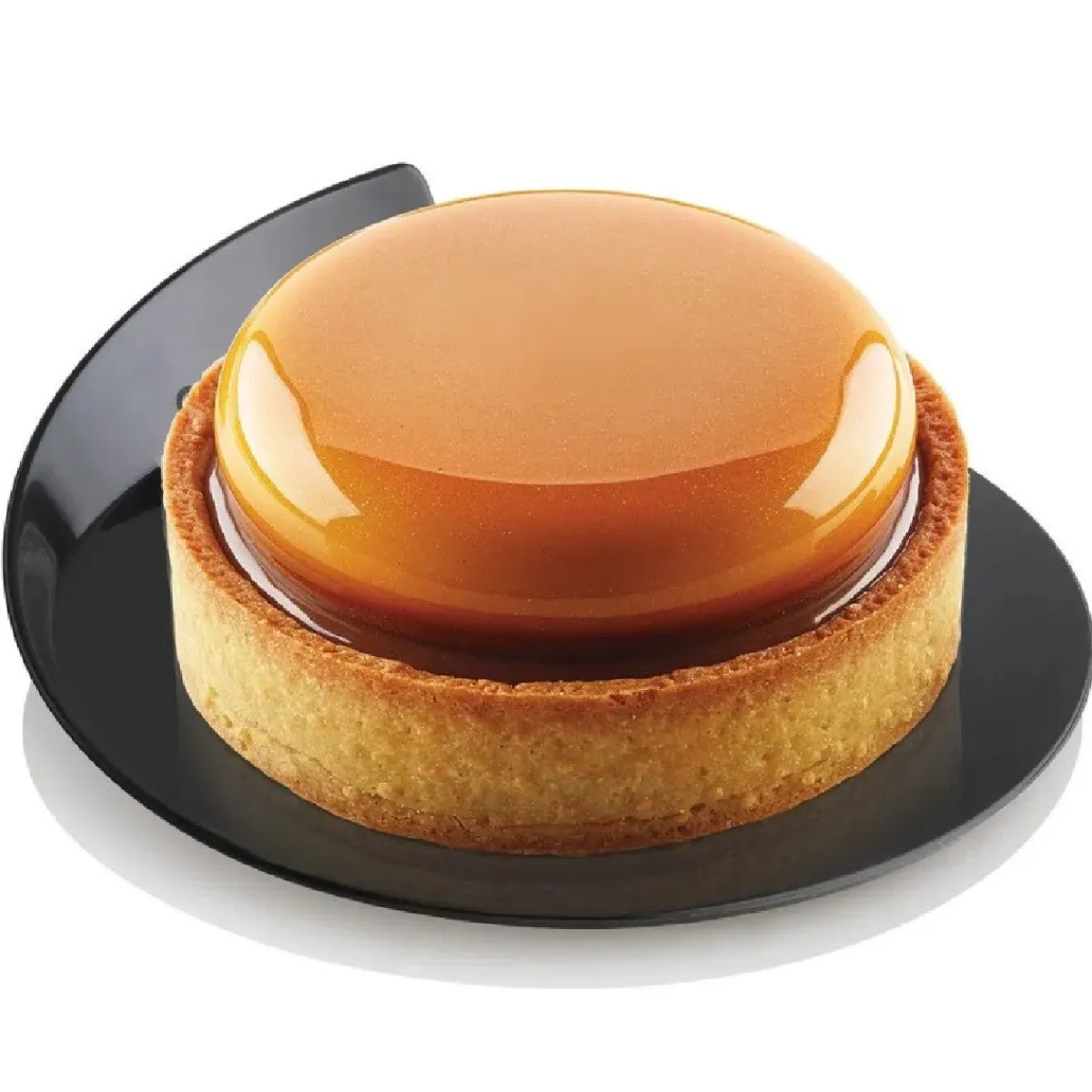 Silikomart Gebakschoteltje Rond Zwart Ø8,6cm 100st. Sale