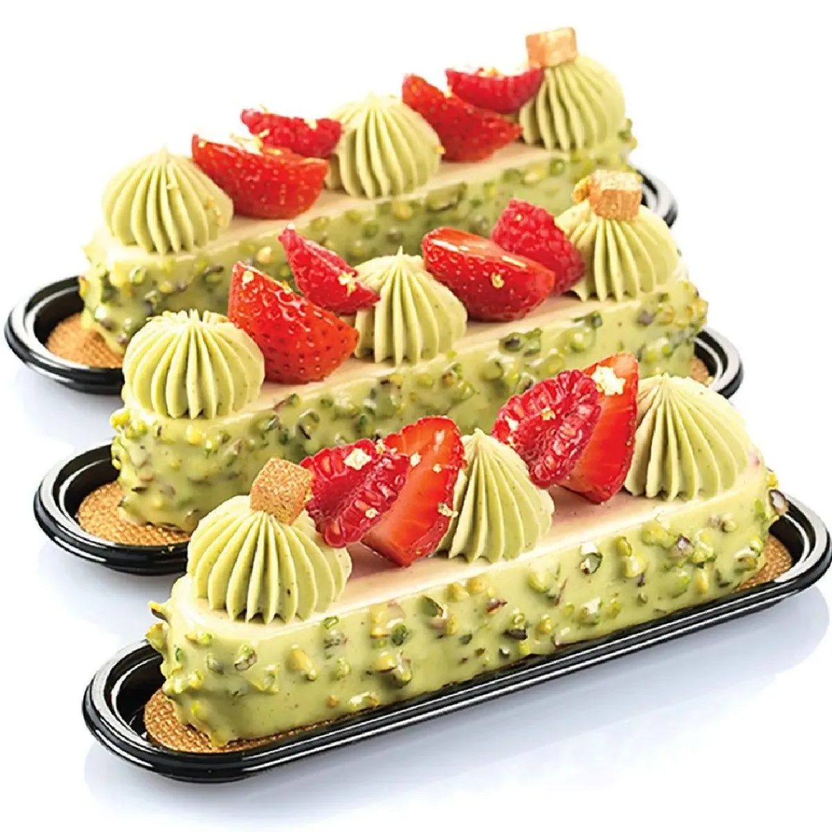 Silikomart Gebakschoteltje Eclair Zwart 14x3,2cm 100st. Best