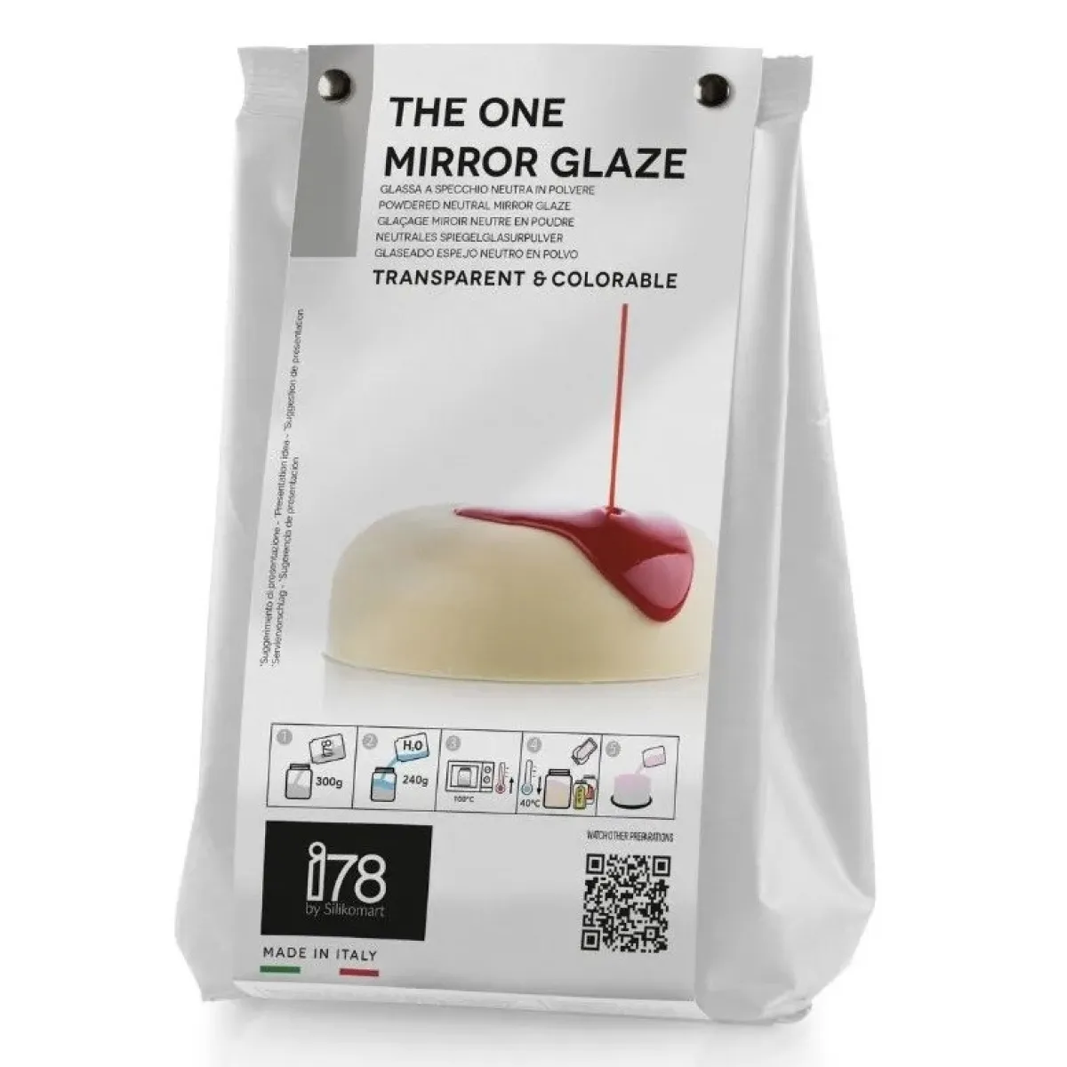 Silikomart Mirror Glaze Poeder Neutraal 300g