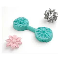Silikomart Mold en Steker Bloem #3 - Ø32mm (Veiner) New