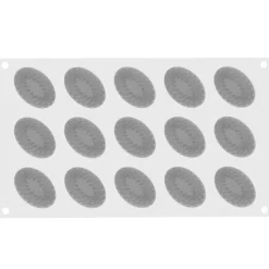 Silikomart Siliconen Bakvorm Pleincoeur Ovaal (15) 53x36mm