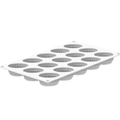 Silikomart Siliconen Bakvorm Pleincoeur Ovaal (15) 53x36mm