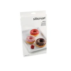 Silikomart Siliconen Bakvorm Donuts (6x) Ø7,5x2,8cm Hot