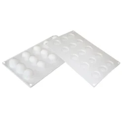 Silikomart Siliconen Bakvorm Bol (15x) Ø3,2x2,8cm Hot