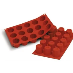 Silikomart Siliconen Bakvorm Bordelais (15x) Ø4,5x4,5cm Outlet