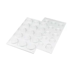Silikomart Siliconen Bakvorm Spiraal (15x) Ø4,5cm
