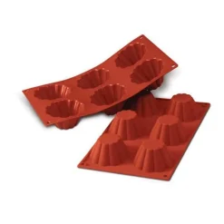 Silikomart Siliconen Bakvorm Briochette (6x) Ø7,9x3,7cm Discount