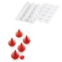 Silikomart Siliconen Bakvorm Russian (15x) Ø4,1x4,5cm Discount
