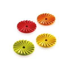 Silikomart Siliconen Bakvorm Plissé (15x) Ø4,5x0,6cm Clearance