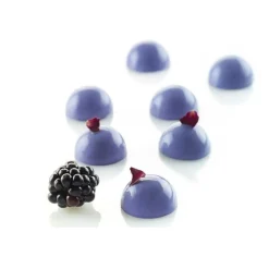 Silikomart Siliconen Bakvorm Halve Bolletjes (35x) Ø2,6cm