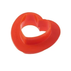 Silikomart Siliconen Bakvorm Hart (15x) 4,5cm + cutter Best