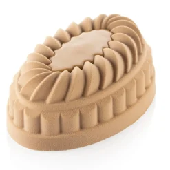 Silikomart Siliconen Bakvorm Pleincoeur Ovaal 17,6x10,4cm New