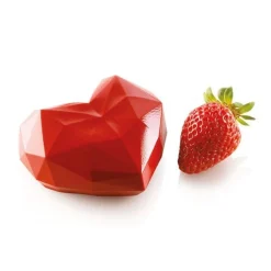 Silikomart Siliconen Bakvorm Hart Origami (6x) 7,4x8,4x3,5cm Discount