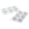 Silikomart Siliconen Bakvorm Parfum (6x) Ø7,5x3,75cm Best