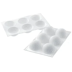 Silikomart Siliconen Bakvorm Parfum (6x) Ø7,5x3,75cm Best