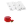Silikomart Siliconen Bakvorm Universo (6x) Ø6,7x2,7cm Best
