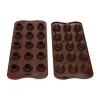 Silikomart Siliconen Bonbonvorm Chocolade Ei (15x) Ø2,3x3cm New