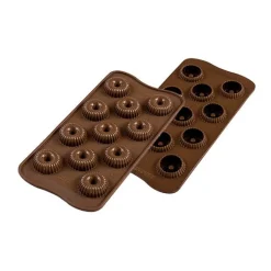 Silikomart Siliconen Bonbonvorm Torus (11x) Ø3cm Outlet