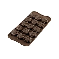 Silikomart Siliconen Bonbonvorm Uil (15x) 3,4x3x1,5cm Outlet