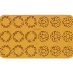 Silikomart Siliconen Mat Corona (18x) Ø6,8x0,2cm New