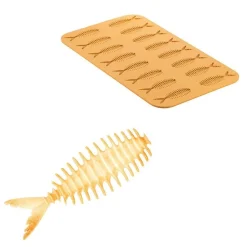 Silikomart Siliconen Mat Vis (18x) 104x35x5(h)mm Clearance