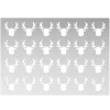 Silikomart Siliconen Sjabloon Rudolph (24) 4x4x0,2cm Hot