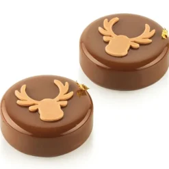 Silikomart Siliconen Sjabloon Rudolph (24) 4x4x0,2cm Hot