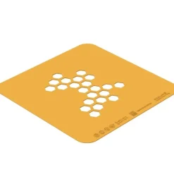 Silikomart Siliconen Stencil Honing 10x7,7x0,1cm Set/2 Outlet