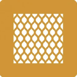 Silikomart Siliconen Stencil Alambra 10x10x0,1cm Set/2 Outlet