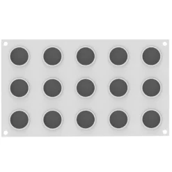 Silikomart Siliconen Vorm Bignè Perfetto (15) Ø4,5x2,5cm