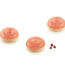 Silikomart Siliconen Vorm Donut XS (18) Ø3,4x1,6cm** Hot