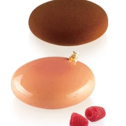Silikomart Siliconen Vorm 3D Pebble (4) Ø8x3,5cm** Hot