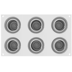 Silikomart Siliconen Vorm Givré (6) Ø6x4,5cm Best