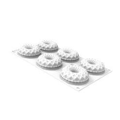 Silikomart Siliconen Vorm Kaleido (6) Ø7,5x2,5cm Best