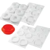 Silikomart Siliconen Vorm Kit Ring (6) Ø8,5/5cm