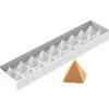 Silikomart Siliconen Vorm Pyramide (18) 3,2x3,2cm Outlet