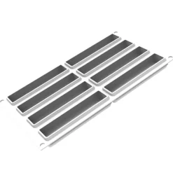 Silikomart Siliconen Vorm Rechthoek (8) 12,8x3,3cm + cutter Clearance