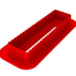 Silikomart Siliconen Vorm Rechthoek (8) 12,8x3,3cm + cutter Clearance