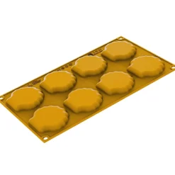 Silikomart Siliconen Vorm Schelp (8x) 7,2x6,5x0,9cm New