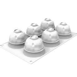 Silikomart Siliconen Vorm Syrio (6x) Ø6,8x5,8cm** New