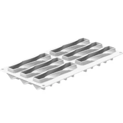 Silikomart Siliconen Vorm Twist (6) 13,5x3,3cm + Uitsteker Clearance